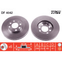 Juego de discos de freno TRW DF4042