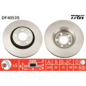 Juego de discos de freno TRW DF4053S
