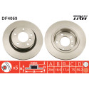 Juego de discos de freno TRW DF4069