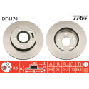 Juego de discos de freno TRW DF4170