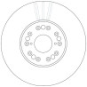 Juego de discos de freno TRW DF4182S