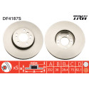Juego de discos de freno TRW DF4187S