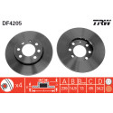 Juego de discos de freno TRW DF4205