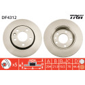 Juego de discos de freno TRW DF4312