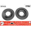 Juego de discos de freno TRW DF4330