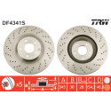 Juego de discos de freno TRW DF4341S
