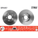 Juego de discos de freno TRW DF4357