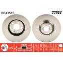 Juego de discos de freno TRW DF4358S