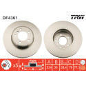 Juego de discos de freno TRW DF4361