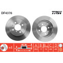 Juego de discos de freno TRW DF4376