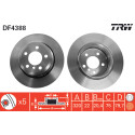 Juego de discos de freno TRW DF4388