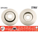 Juego de discos de freno TRW DF4393