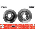 Juego de discos de freno TRW DF4450