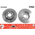 Juego de discos de freno TRW DF4469