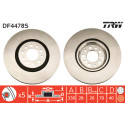 Juego de discos de freno TRW DF4478S