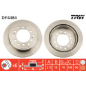 Juego de discos de freno TRW DF4484