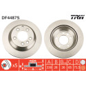 Juego de discos de freno TRW DF4487S