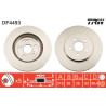 Juego de discos de freno TRW DF4493