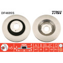 Juego de discos de freno TRW DF4695S
