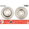 Juego de discos de freno TRW DF4740