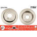 Juego de discos de freno TRW DF4794