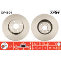 Juego de 2 discos de freno TRW DF4804