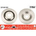 Juego de discos de freno TRW DF4818S