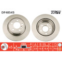 Juego de discos de freno TRW DF4854S