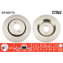 Juego de discos de freno TRW DF4857S