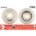 Juego de discos de freno TRW DF4932