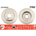Juego de discos de freno TRW DF4995S 