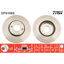 Juego de discos de freno TRW DF6108S