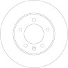 Juego de discos de freno TRW DF6120