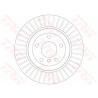 Juego de discos de freno TRW DF6299