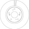 Juego de discos de freno TRW DF6689