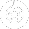 Juego de discos de freno TRW DF6804