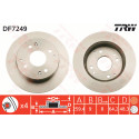 Juego de discos de freno TRW DF7249