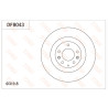 Juego de discos de freno TRW DF8043
