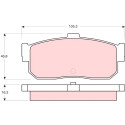 Juego de 4 pastillas de freno TRW GDB1172