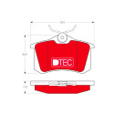 Juego de 4 pastillas de freno de freno DTEC COTEC TRW GDB1330DTE