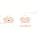 Juego de 4 pastillas de freno de freno COTEC TRW GDB1415
