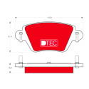 Juego de 4 pastillas de freno de freno DTEC COTEC TRW GDB1525DTE