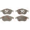 Juego de 4 pastillas de freno de freno COTEC TRW GDB1613