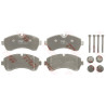 Juego de 4 pastillas de freno de freno COTEC TRW GDB1696