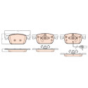 Juego de 4 pastillas de freno TRW GDB2127