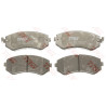 Juego de 4 pastillas de freno de freno COTEC TRW GDB3208
