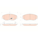 Juego de 4 pastillas de freno de freno COTEC TRW GDB3325