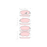 Juego de 4 pastillas de freno de freno COTEC TRW GDB3354