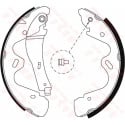 Juego de zapatas de frenos TRW GS8483