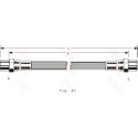 Tubo flexible de frenos TRW PHA140